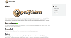 Desktop Screenshot of openyahtzee.org
